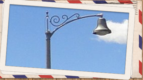 Mission Viejo Postcard with Light Post